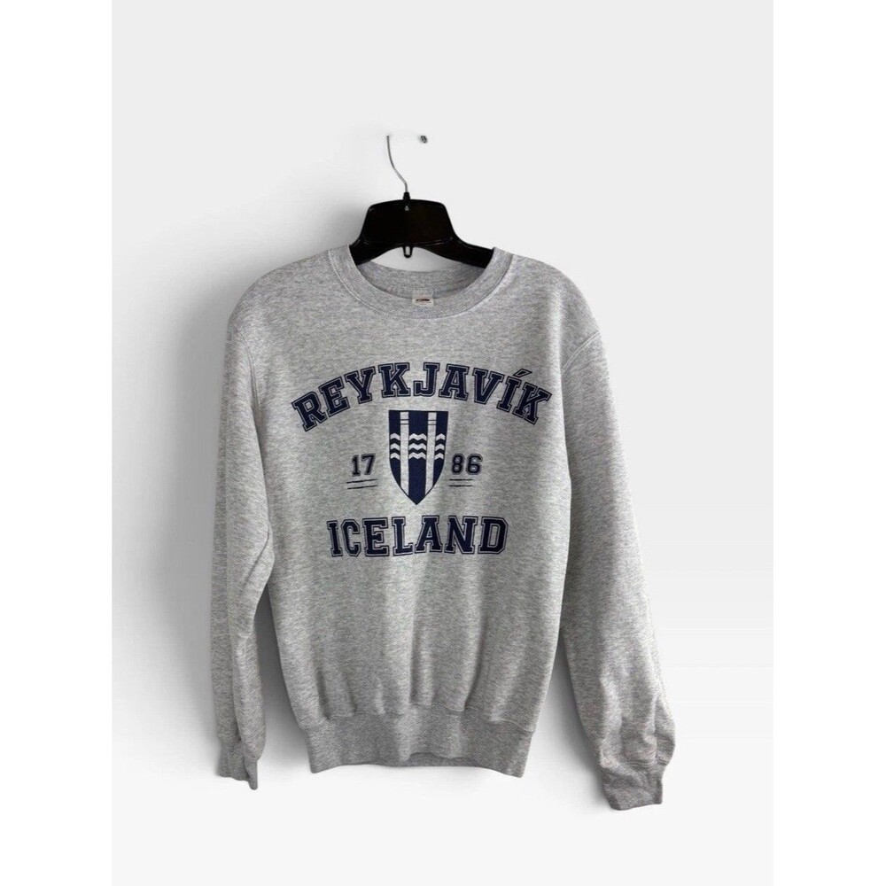 Fruit of the Loom Womens Sweatshirt Adult Size Small Reykjavik Iceland 1786